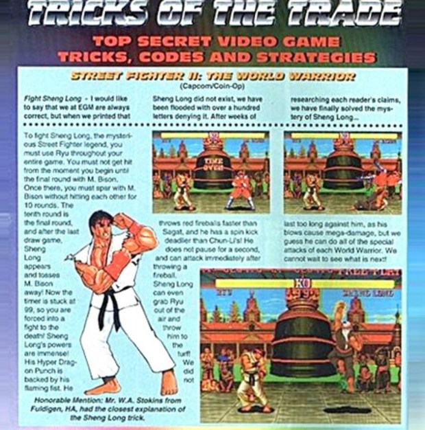 De 1 apriluitleg over Sheng Long in het gamemagazine